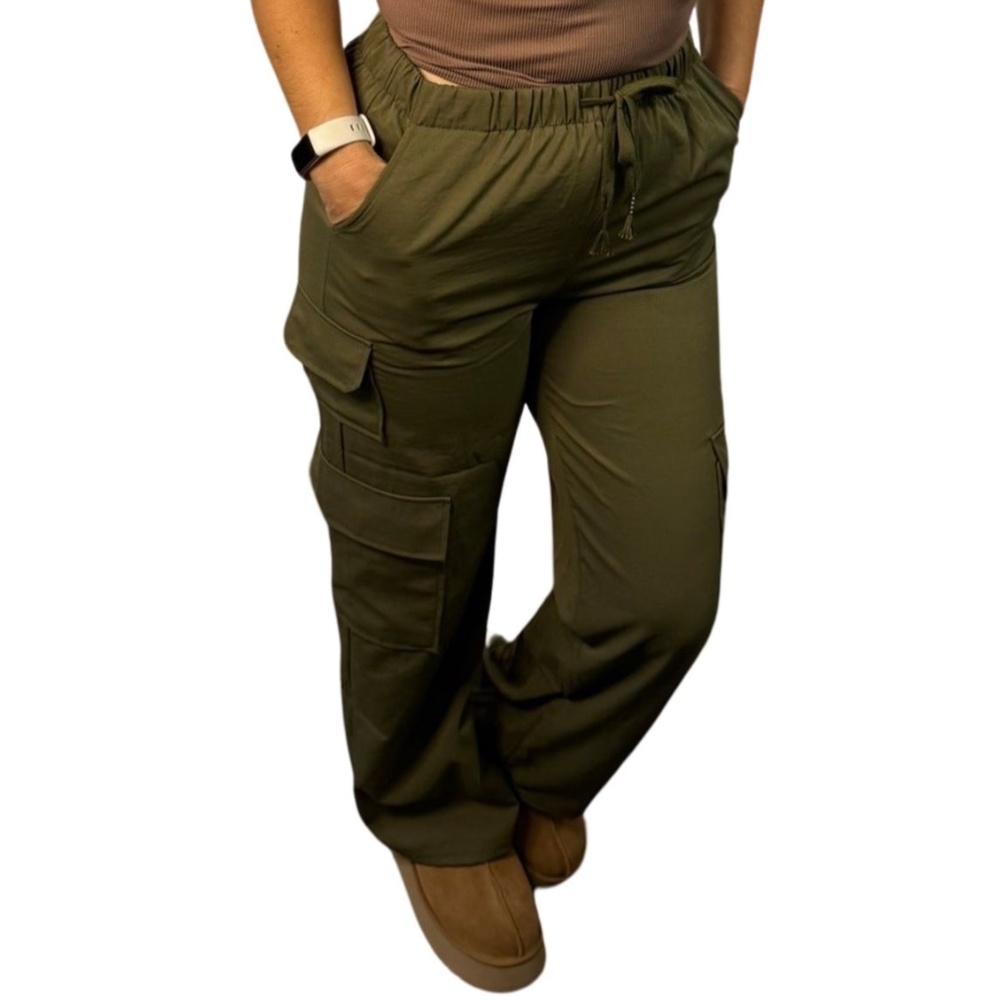 Olive Cargo Pants, NWT! Multiple sizes!